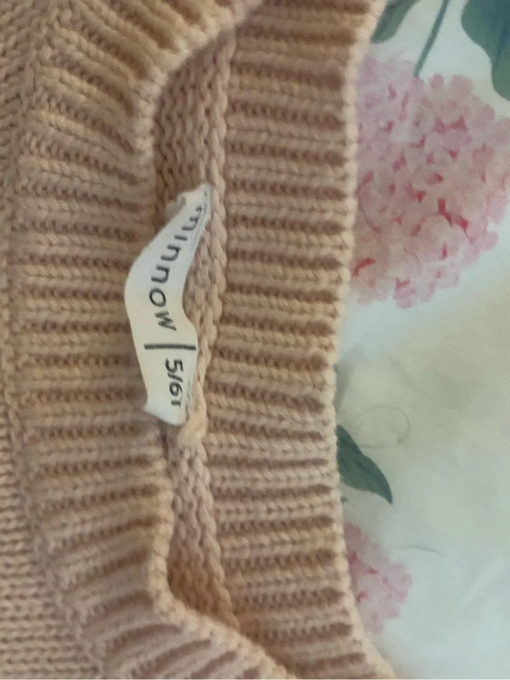 Minnow 5/6t knit set